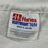 March Of Dimes Hanes Single Stitch T-Shirt - XL White Cotton Blend