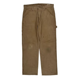 Unbranded Carpenter Trousers - 32W 30L Brown Cotton