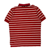 Polo By Ralph Lauren Striped Polo Shirt - XL Red Cotton