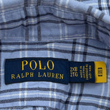 Ralph Lauren Checked Shirt - 2XL Blue Cotton