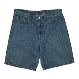 Levis Denim Shorts - 34W 10L Blue Cotton