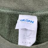 Gildan Sweatshirt - XL Green Cotton Blend