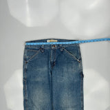 Lee Carpenter Jeans - 34W 31L Blue Denim