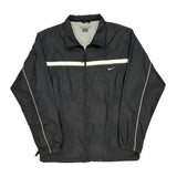 Nike Windbreaker - Large Black Polyester
