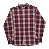 Polo By Ralph Lauren Checked Flannel Shirt - XL Blue Cotton