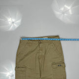 Wrangler Cargo Trousers - 34W 32L Khaki Cotton