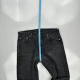 501 Levis Jeans - 36W 30L Grey Cotton