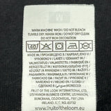 Fruit Of The Loom T-Shirt - Medium Black Cotton