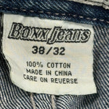 Boxx Hip Hop Carpenter Jeans - 32W 32L Blue Cotton