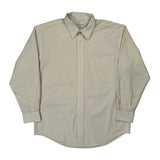 Yves Saint Laurent Shirt - Large Cream Cotton