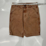 No Boundaries Carpenter Shorts - 30W 9L Brown Cotton