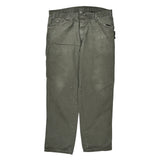 Dickies Carpenter Trousers - 36W 30L Green Cotton
