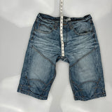 Idpdt Denim Shorts - 32W 13L Blue Denim