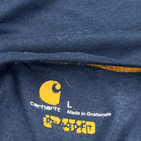 Carhartt T-Shirt - Large Blue Cotton