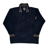 Nautica Striped Fleece - Large Navy Polyester