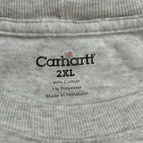 Carhartt T-Shirt - 2XL Grey Cotton