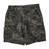 Wrangler Camo Cargo Shorts - 34W 10L Camo Cotton