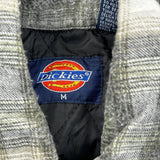 Dickies Checked Overshirt - Medium Gray Cotton