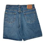 Levis Denim Shorts - 34W 9L Blue Cotton