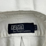 Polo By Ralph Lauren Shirt - Large White Cotton