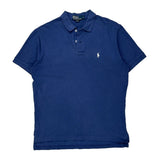 Polo By Ralph Lauren Polo Shirt - Large Blue Cotton
