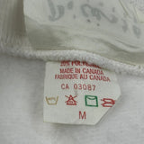 Made In Canada Picaso Graphic Sweatshirt - Medium White Polyester