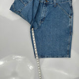 Levis Denim Shorts - 38W 9L Blue Cotton