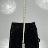 Chams Carpenter Jeans - 29W UK 10 Black Cotton