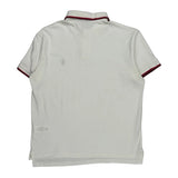 Polo By Ralph Lauren Slim Fit Polo Shirt - Medium White Cotton