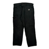 Unbranded Carpenter Trousers - 35W 30L Black Cotton