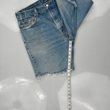 Levis Denim Shorts - 32W 9L Light Wash Cotton