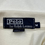 Polo By Ralph Lauren Polo Shirt - Medium Cream Cotton