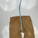 Dickies Carpenter Trousers - 37W 32L Brown Cotton