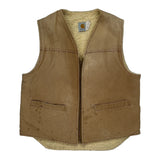 Made In USA Carhartt Vest - Large Brown Cotton