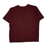 Vintage Carhartt T-Shirt - XL Burgundy Cotton