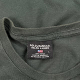 Polo Jeans Company Ralph Lauren Graphic T-Shirt - Large Green Cotton