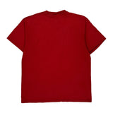 Nike T-Shirt - Large Red Cotton