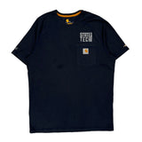 State Tech Carhartt T-Shirt - Medium Navy Cotton