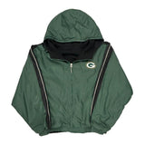 Green Bay Packers Nfl Reversible Windbreaker - XL Green Polyester