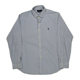 Polo By Ralph Lauren Checked Shirt - XL Blue Cotton