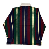Age 7 Made In USA Polo By Ralph Lauren Striped Rugby Shirt - Small Multicoloured Cotton