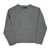 Polo By Ralph Lauren Sweatshirt - Medium Gray Cotton Blend