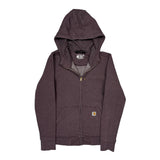 Carhartt Hoodie - Small Purple Cotton