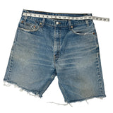 Levis Denim Shorts - 32W 9L Light Wash Cotton