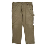 Wrangler Carpenter Pants - 36W 30L Khaki Cotton Blend