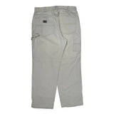 Lee Carpenter Pants - 36W 30L Beige Cotton