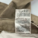 Wrangler Cargo Carpenter Trousers - 31W 32L Beige Cotton