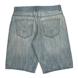 Avirex Denim Shorts - 34W 12L Light Wash Denim