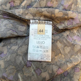 Liu Jo Floral Cami Top - Medium Brown Viscose