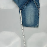 Wrangler Carpenter Shorts - 26W UK 6 Blue Denim
